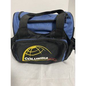Columbia 300 Single Ball Tote Bowling Bag Blue with Zip Compartments and Strap